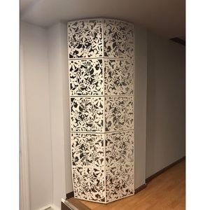 DIY Hanging Room Divider PVC 12 PCS Panels Screen